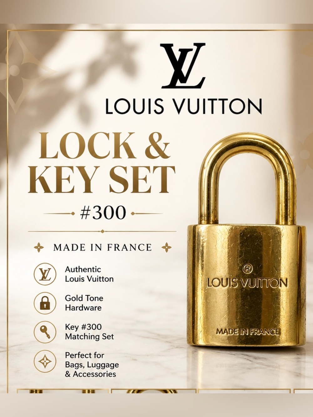 Louis Vuitton Lock and Key #300